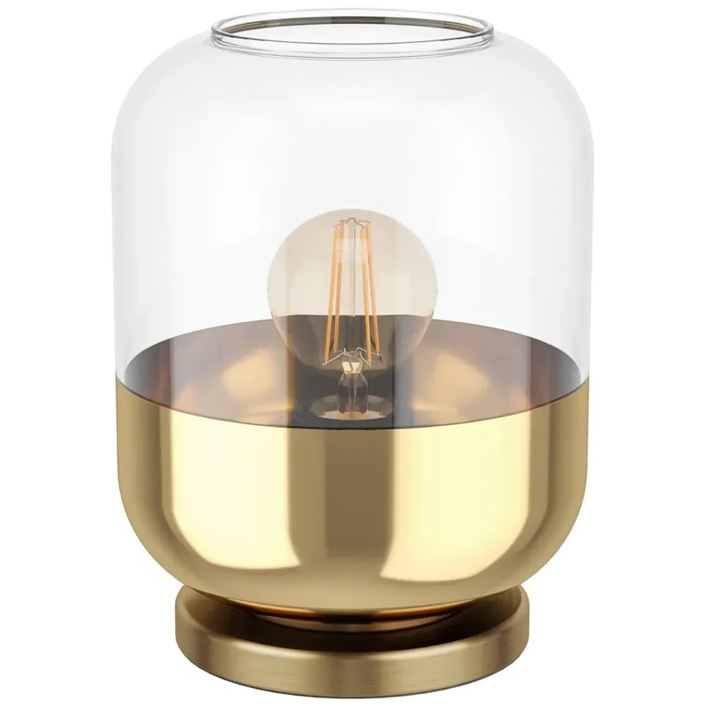 Maryvilla Table Lamp - Gold and Clear, Glass