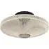 Midsumer Fabric Ceiling Light - Black, Steel
