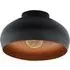 Mogano2 Round Ceiling Light - Black and Copper, Metal