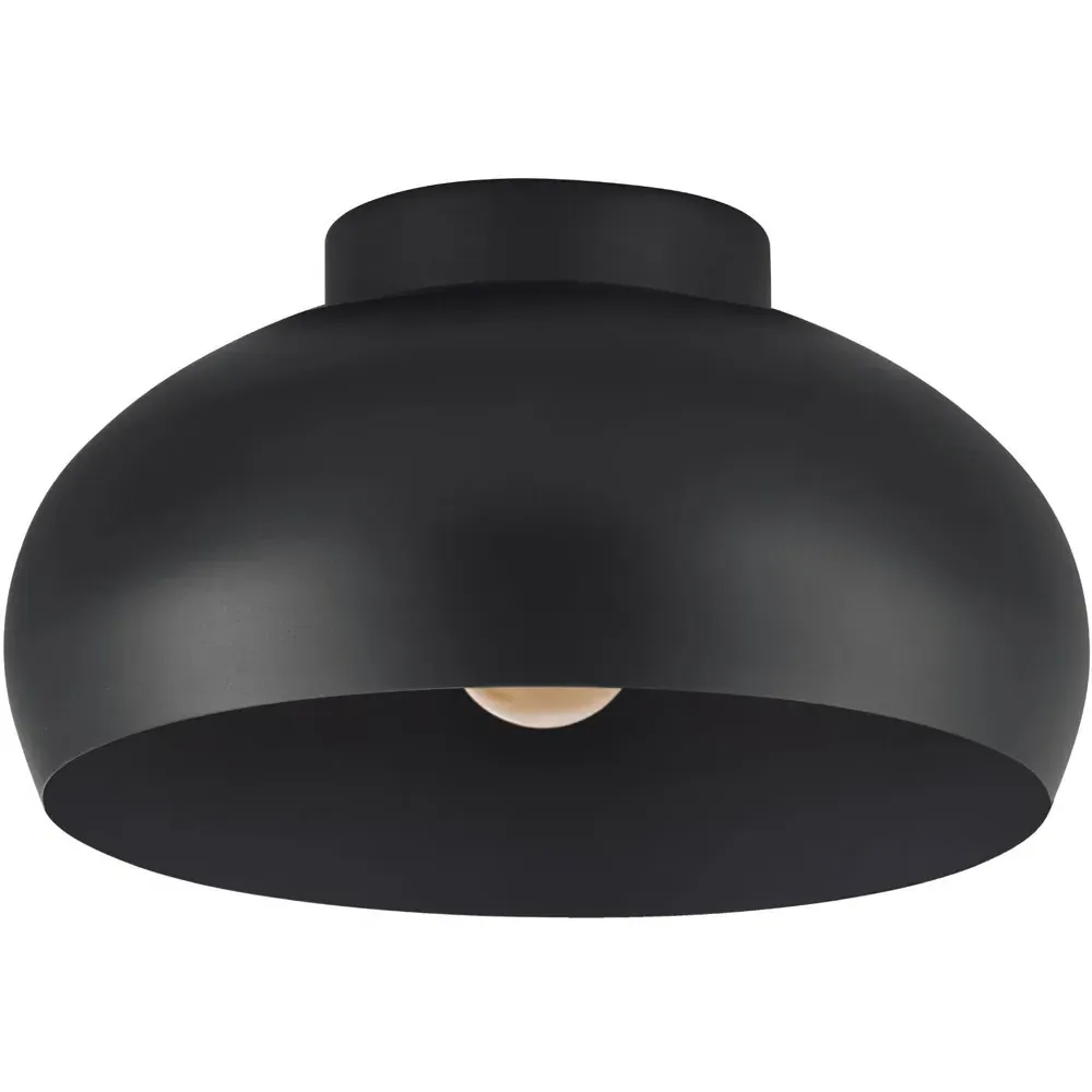 Mogano2 Round Ceiling Light - Black, Metal