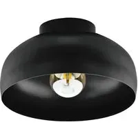 Mogano2 Round Ceiling Light - Black, Metal