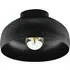 Mogano2 Round Ceiling Light - Black, Metal