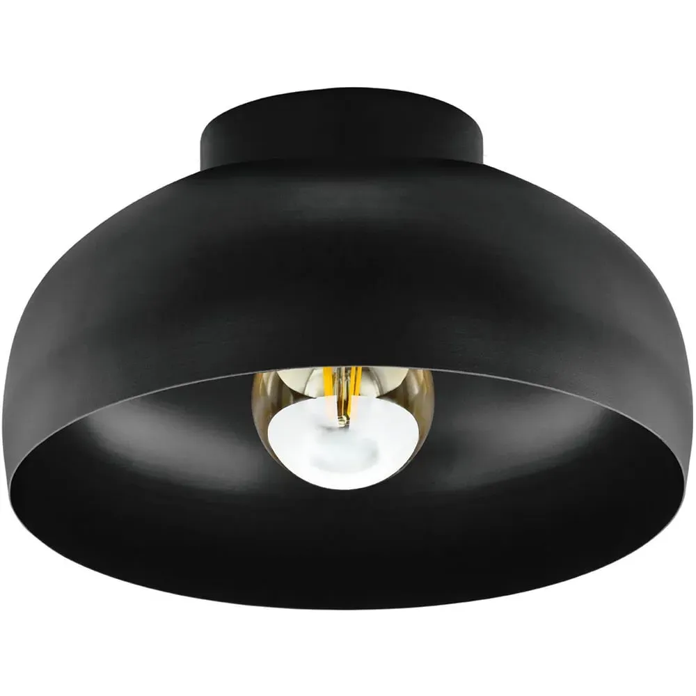 Mogano2 Round Ceiling Light - Black, Metal image