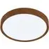 Musurita Flush Fitting LED Ceiling Light - Brown, Wood Effect