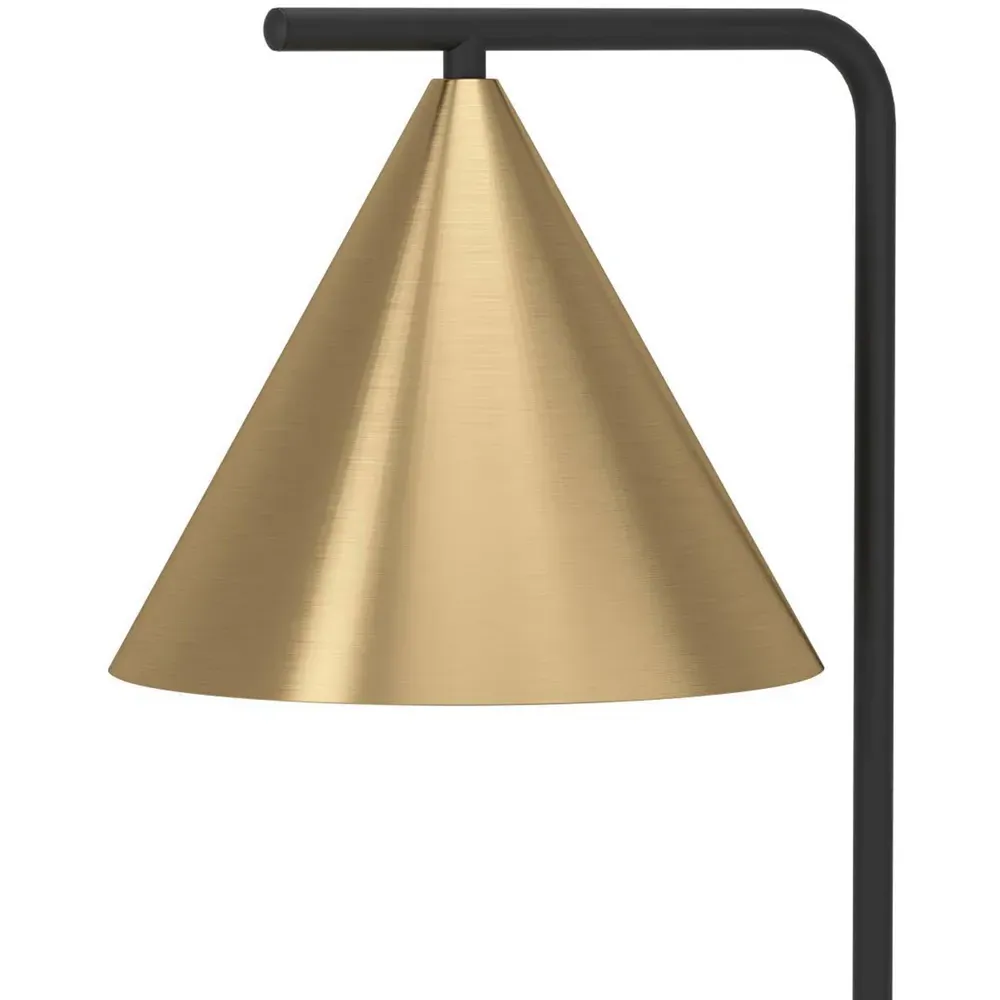 Narices Table Lamp - Black, Brass