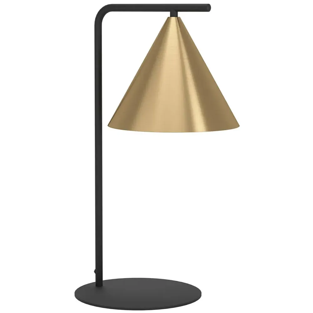 Narices Table Lamp - Black, Brass image