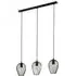 Newtown 3 LED Metal Pendant Light - Black