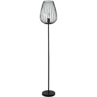 Newtown Caged Floor Lamp - Black