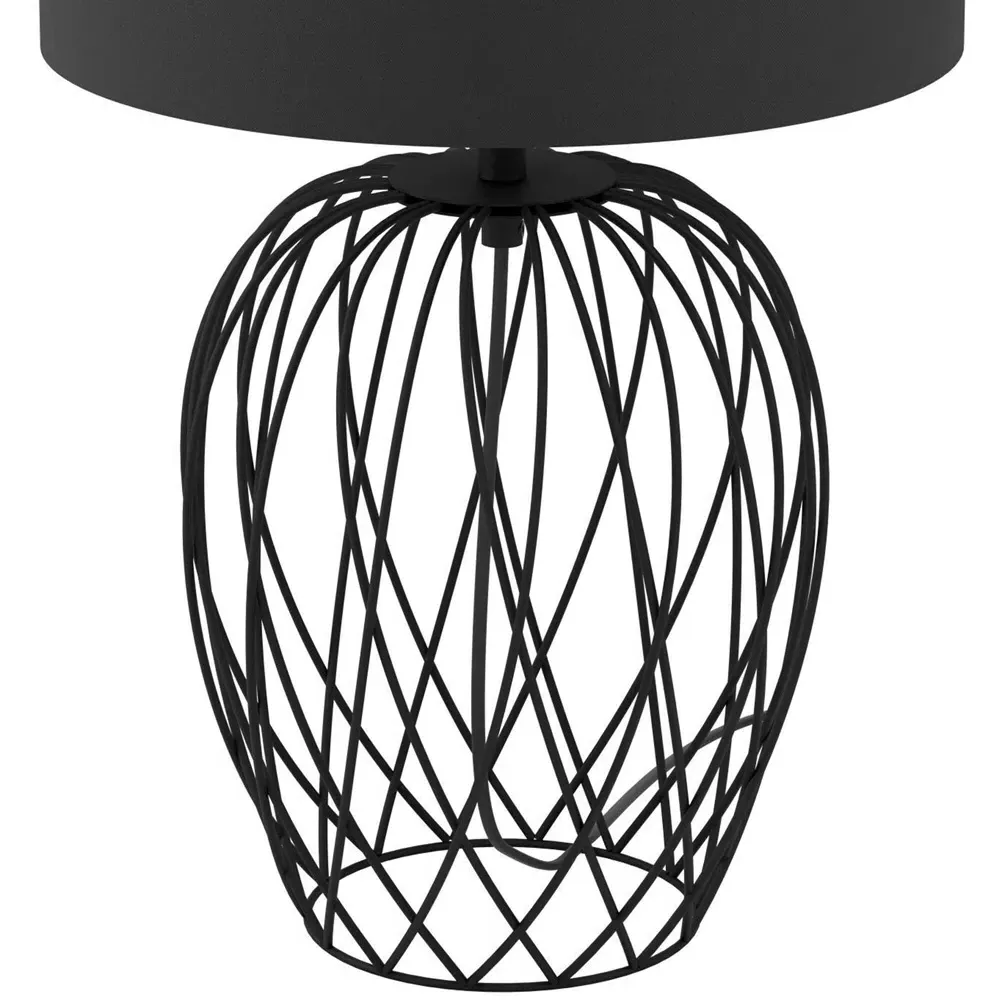 Nimlet Table Lamp - Black, Metal and Fabric