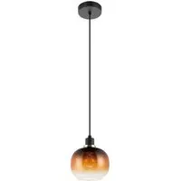Oilella Gradient Pendant Light - Black, Steel