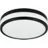 Palermo Round LED Ceiling Light with IP44 Rating - Black, White