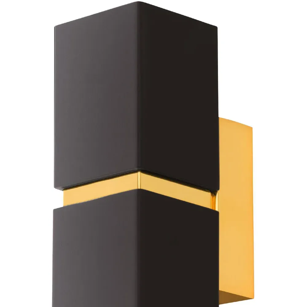 Passa LED Wall Light - Black, Gold