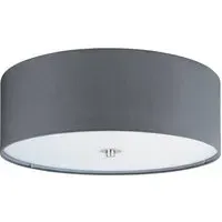 Pasteri 3 Light Flush Ceiling Light - Grey