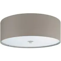 Pasteri 3 Light Flush Ceiling Light - Taupe