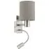 Pasteri Adjustable Reading Light - Taupe, Steel