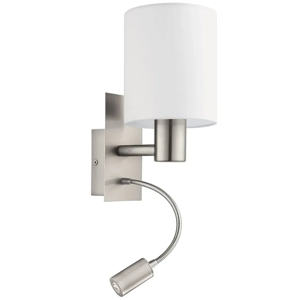 Pasteri Wall and Reading Light - White