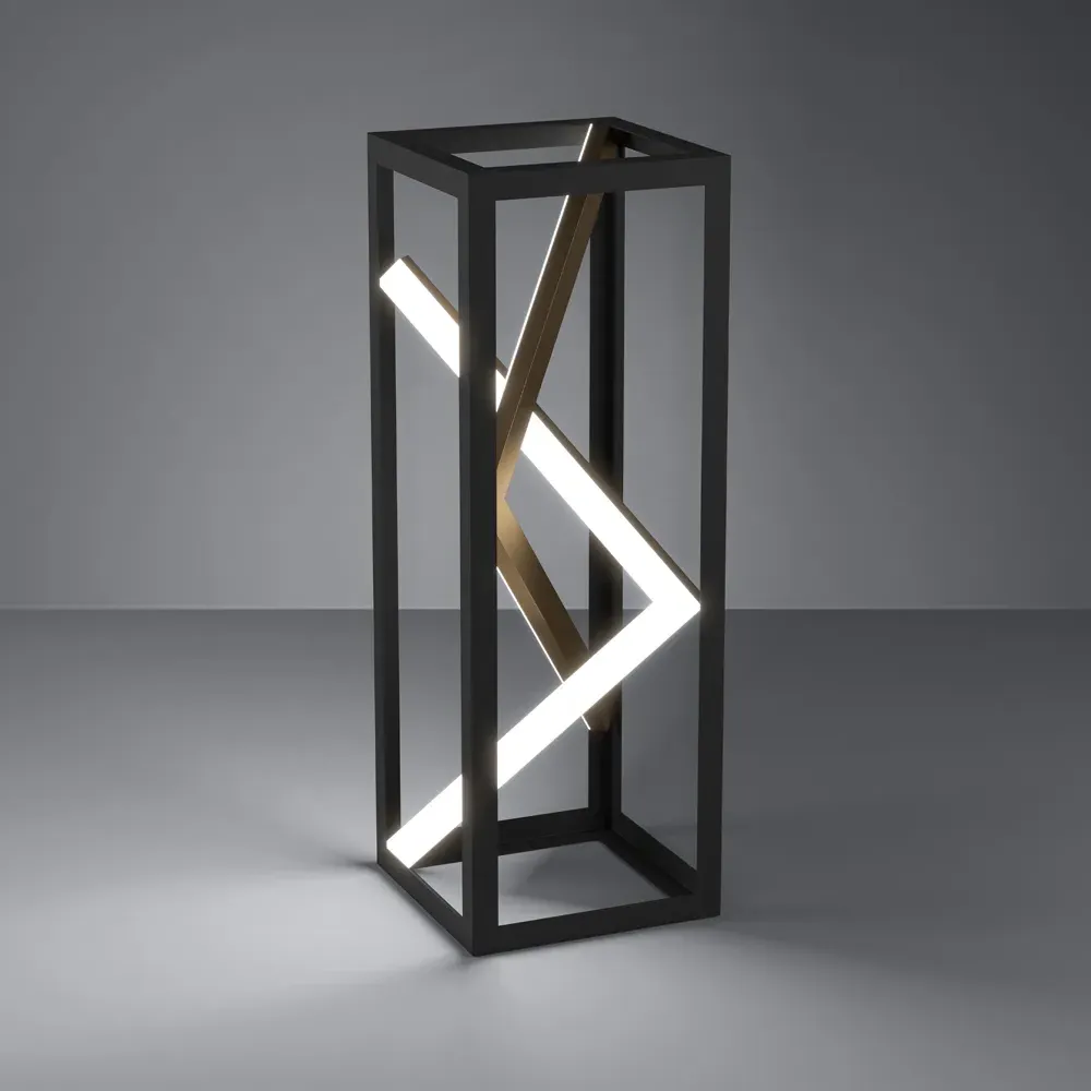 Penela LED Table Lamp with Remote - Black, Aluminium