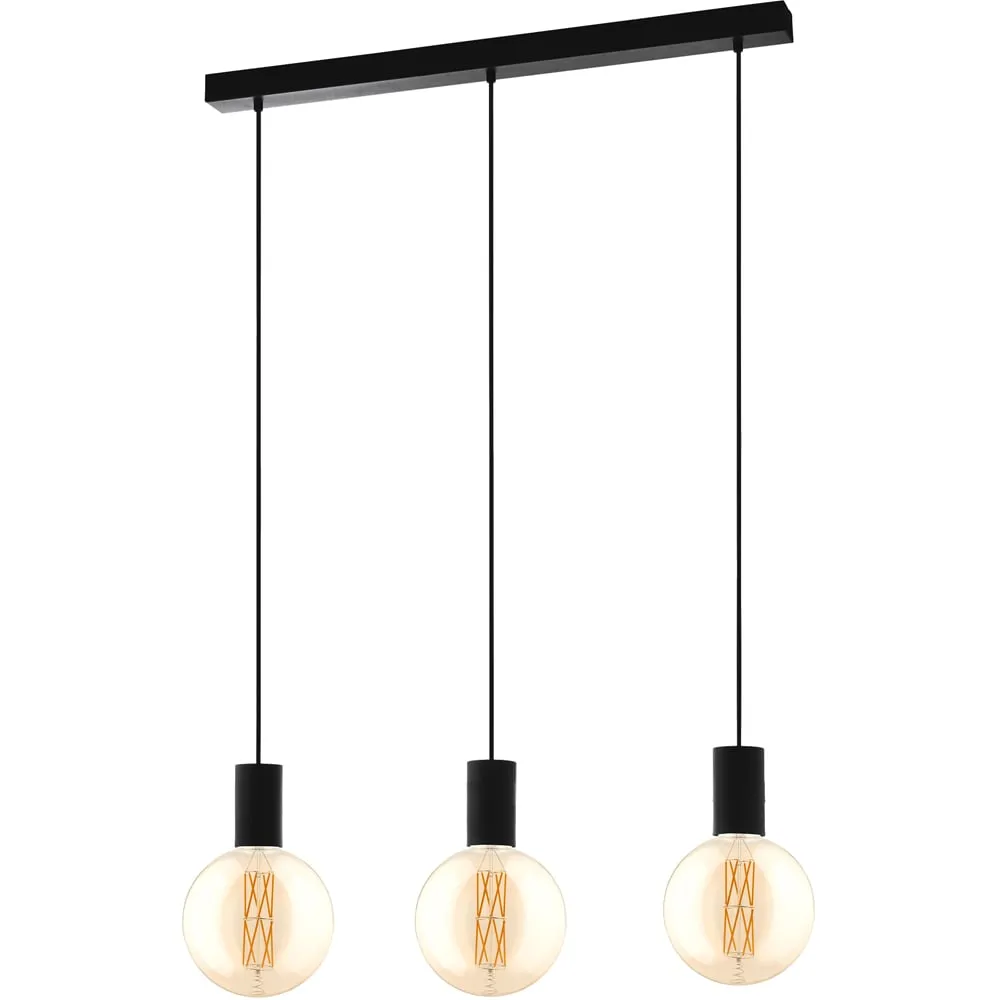 Pozueta Linear Pendant Light - Black