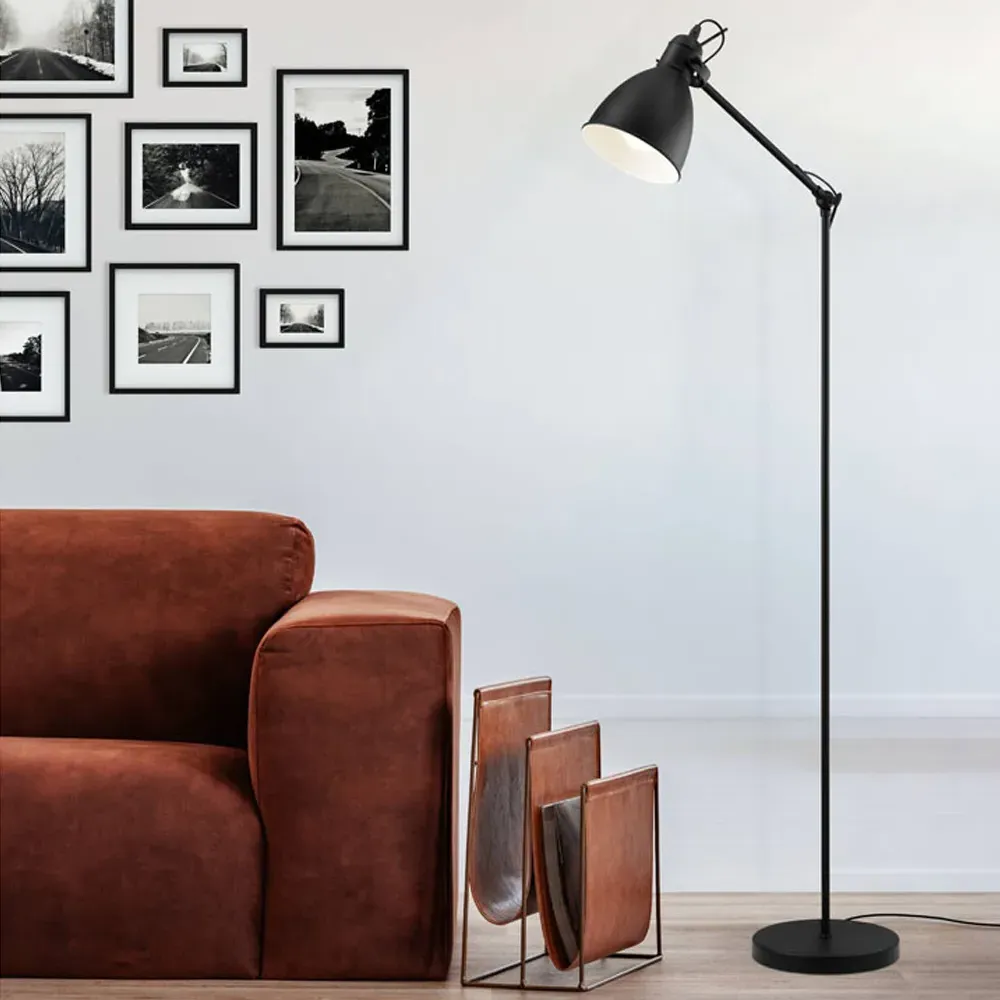 Priddy Adjustable Floor Lamp - Black