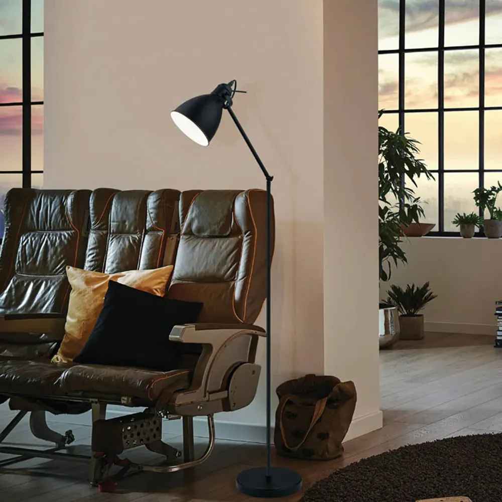 Priddy Adjustable Floor Lamp - Black
