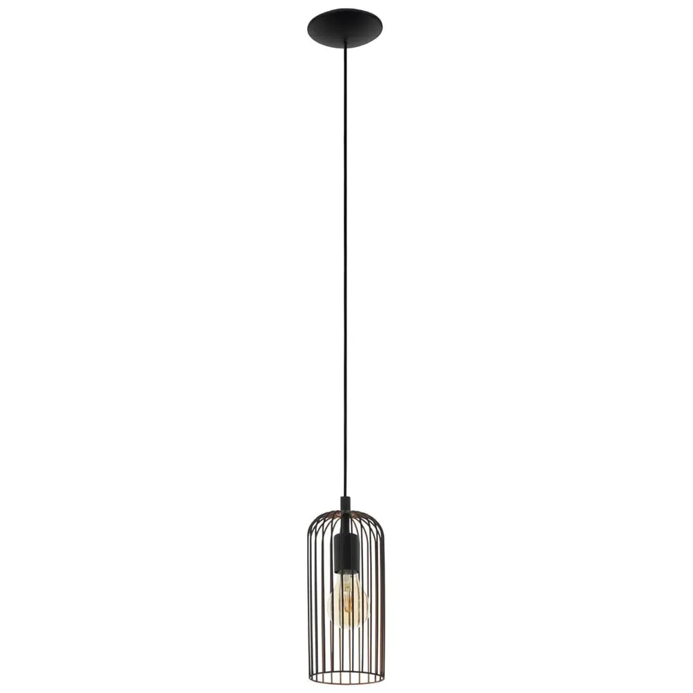 Roccamena Wire Pendant Light - Black, Copper image