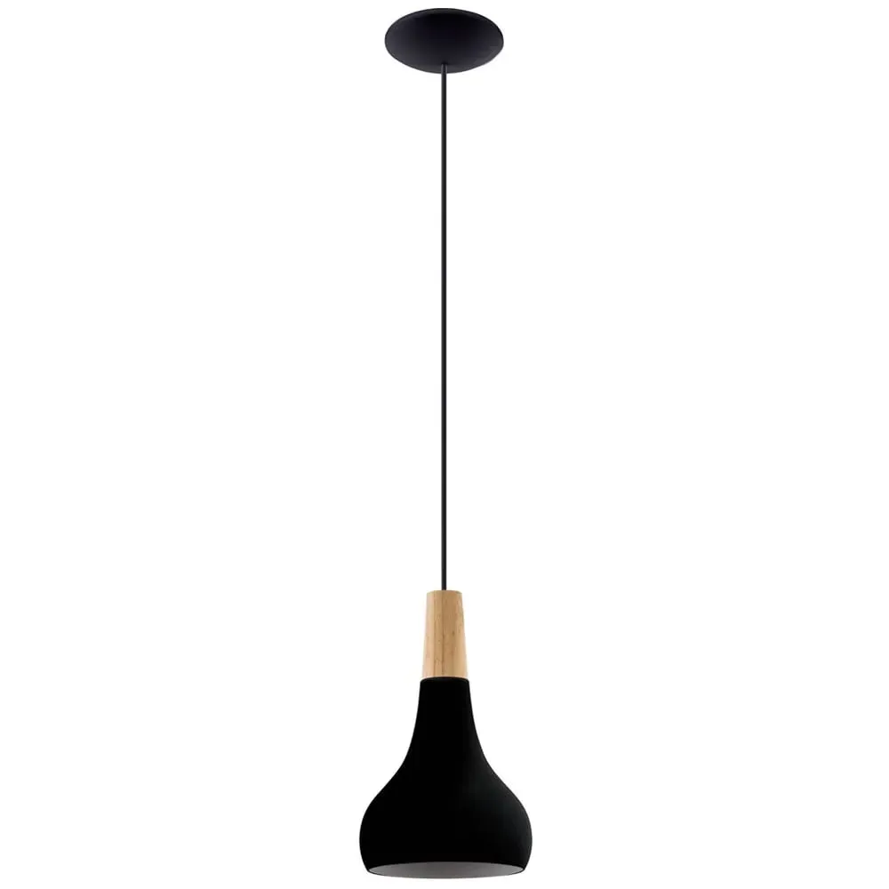 Sabinar 18cm Pendant Light - Black, Metal image