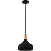 Sabinar 28cm Pendant Light - Black, Metal