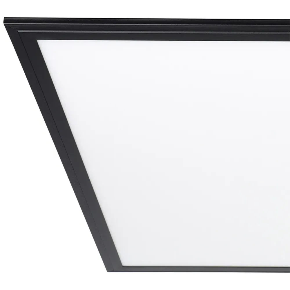 Salobrena Square LED Ceiling Light - Black, Metal