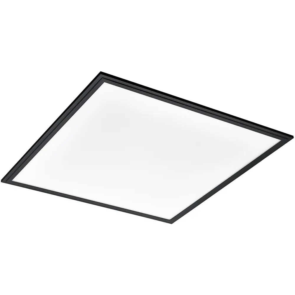 Salobrena Square LED Ceiling Light - Black, Metal image