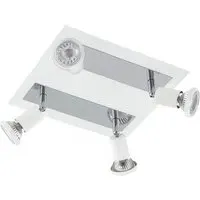 Sarria 4-Light LED Ceiling Light - White, Metal