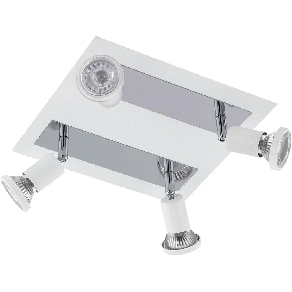 Sarria 4-Light LED Ceiling Light - White, Metal image