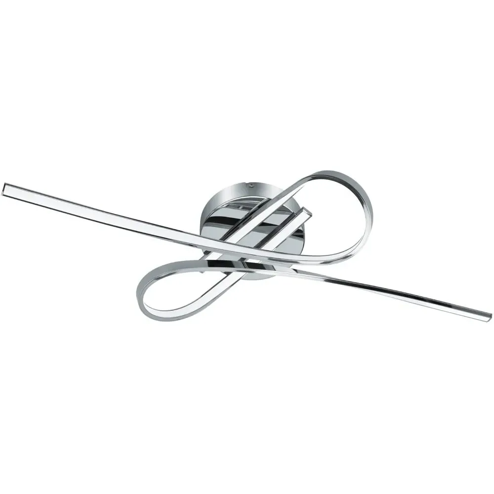 Selvina LED Knotted Ceiling Light - Chrome