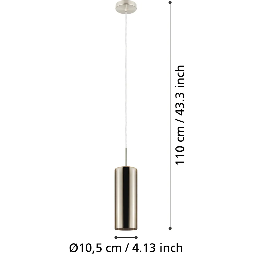 Selvino Pendant Light - Silver, Steel