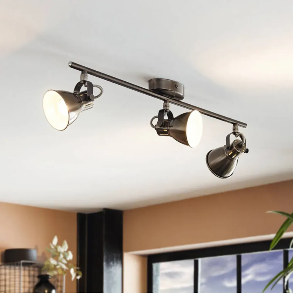 Seras 3 Lamp Spotlight - Antique Nickel