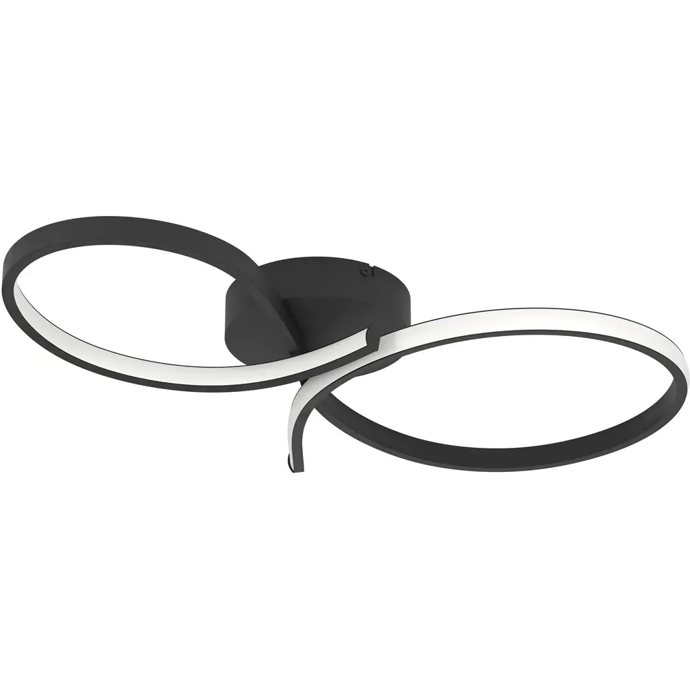 Serpins Ceiling Light - Black, Aluminium