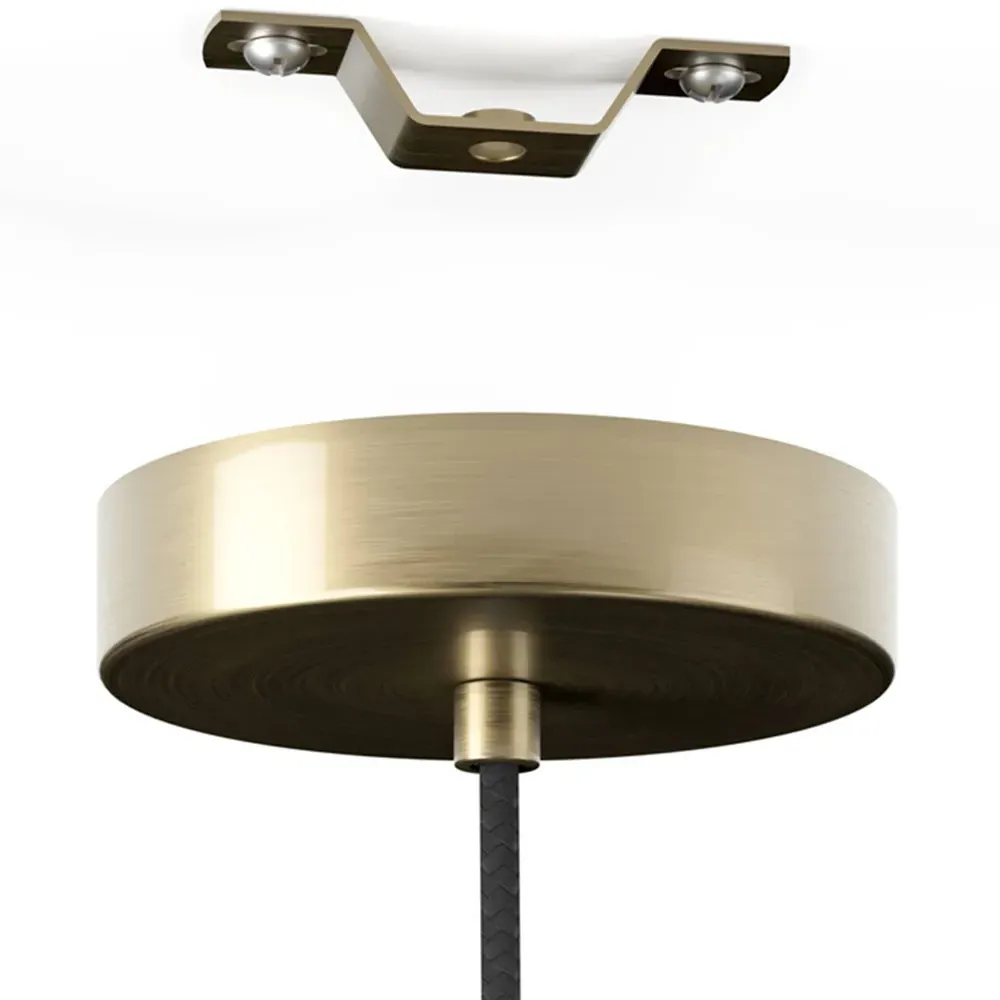 Southery Conical Pendant Light - Bronze, Metal