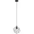Straiton Geometric Pendant Lampshade - Black, Steel