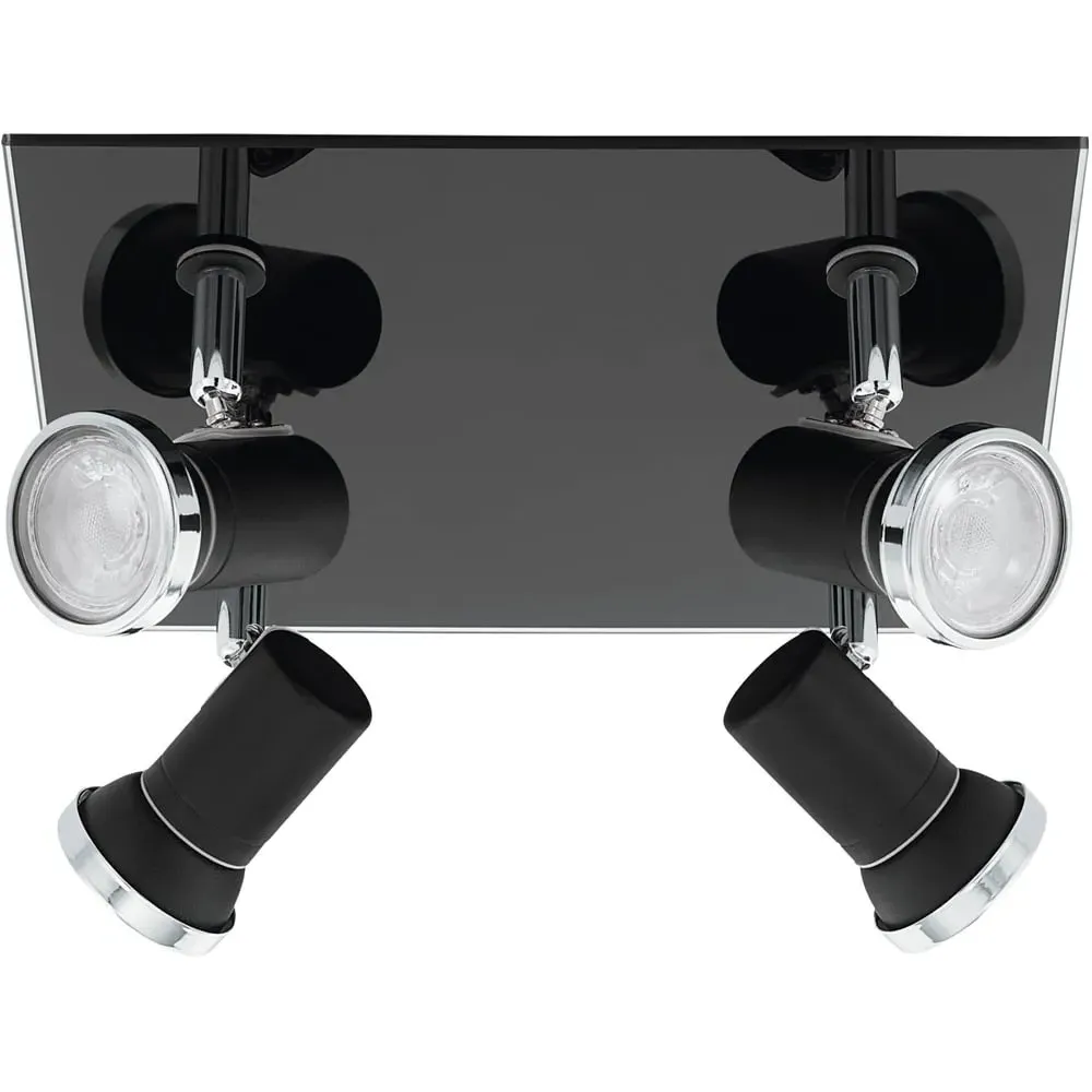 Tamara1 LED 4 Light Ceiling Spotlight - Black