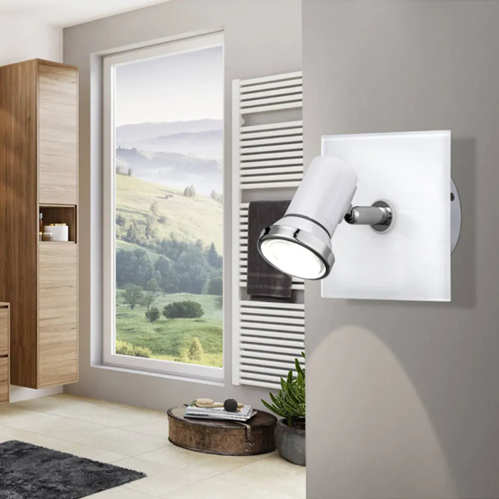 Tamara1 LED Wall or Ceiling Spotlight - White