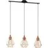 Tarbes 3-Light Wireframe Pendant Light - Copper