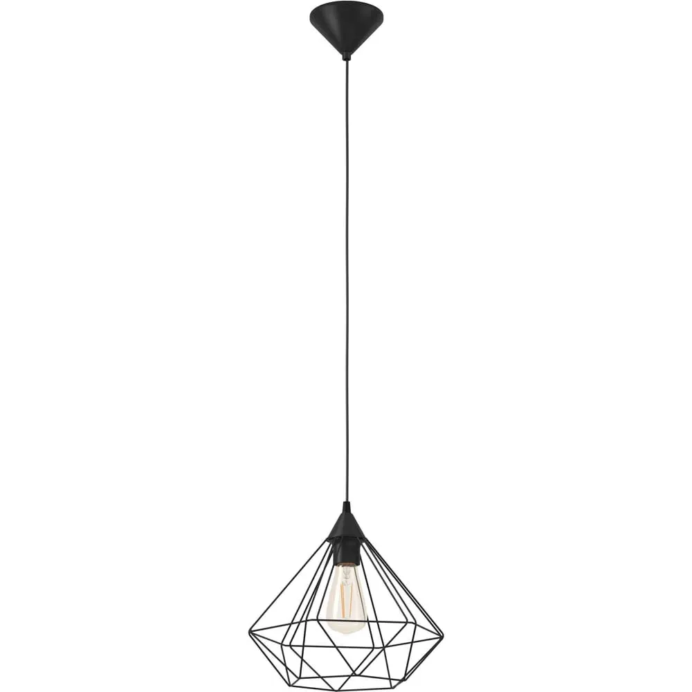 Tarbes Geometric Pendant Light - Black image