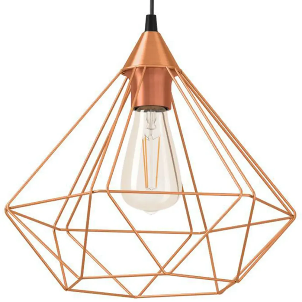 Tarbes Geometric Pendant Light - Copper
