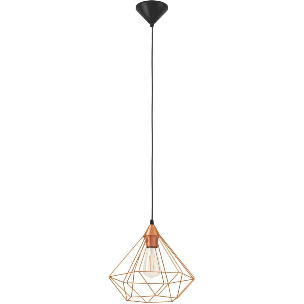 Tarbes Geometric Pendant Light - Copper image