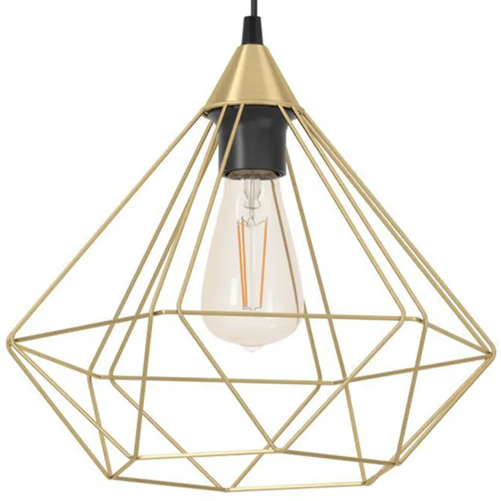 Tarbes Single Pendant Light - Brushed Brass