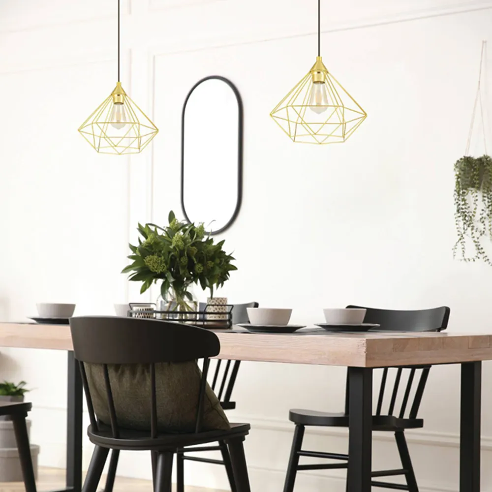 Tarbes Single Pendant Light - Brushed Brass