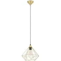Tarbes Single Pendant Light - Brushed Brass