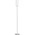 Troy 3 Floor Lamp - White, Nickel