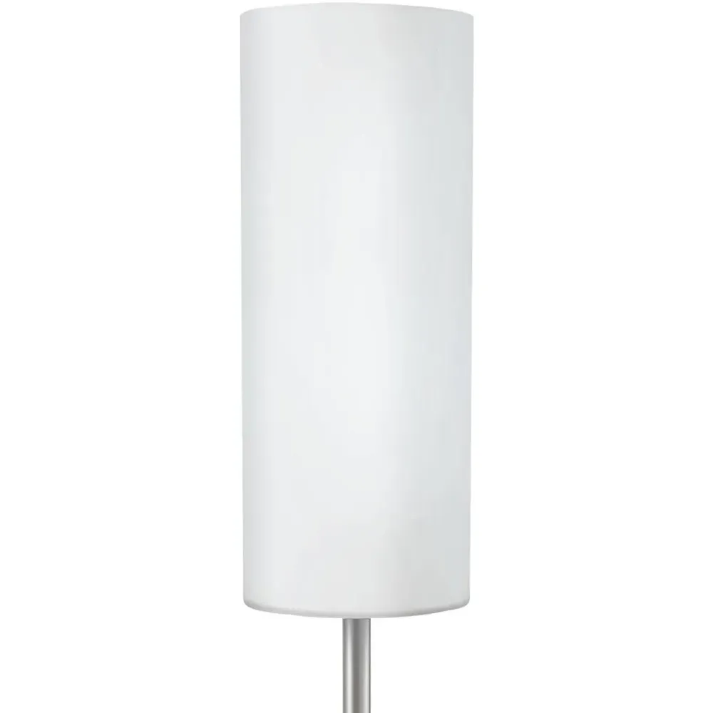 Troy 3 Table Lamp - White, Satin Glass