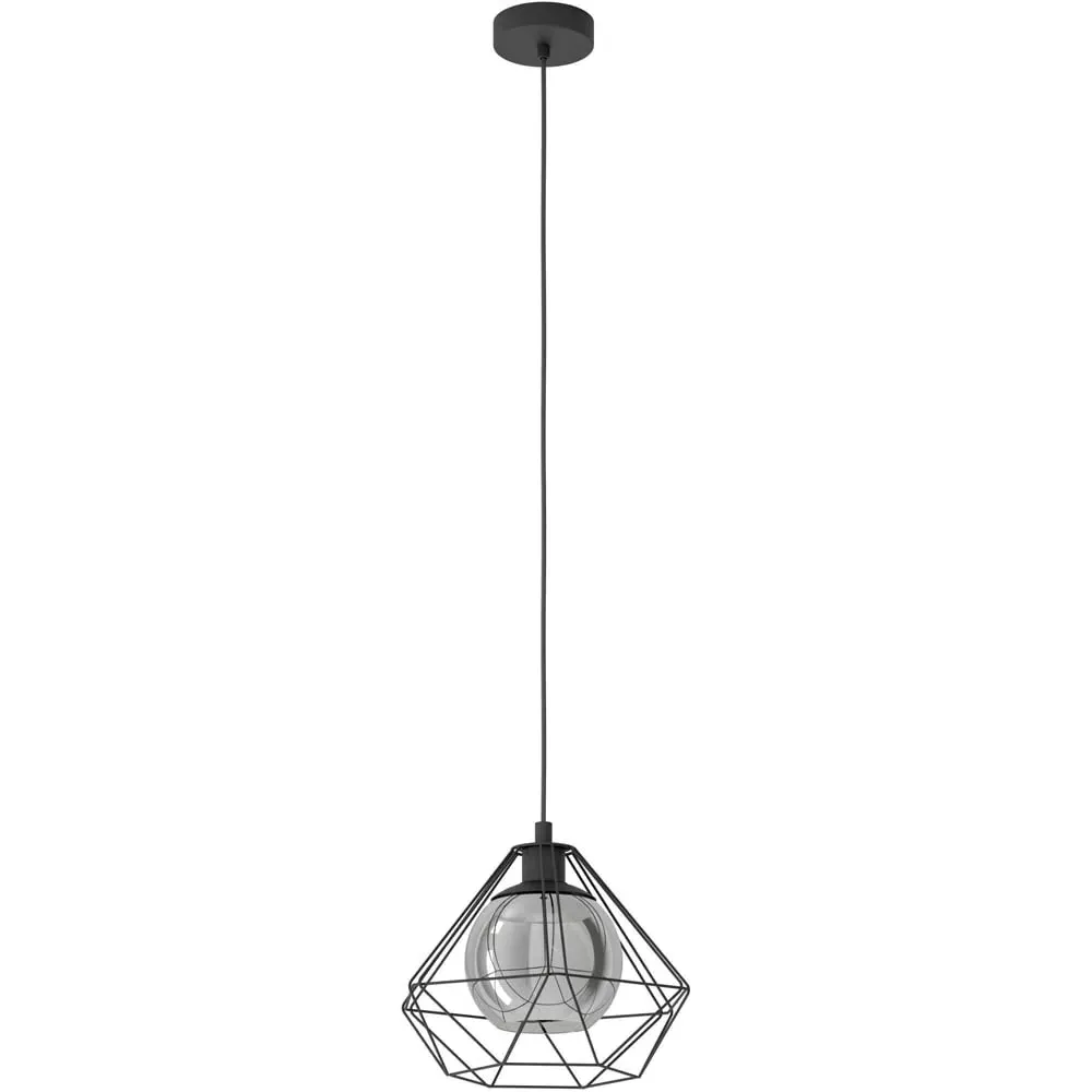 Vernham Geometric Pendant Light - Black image