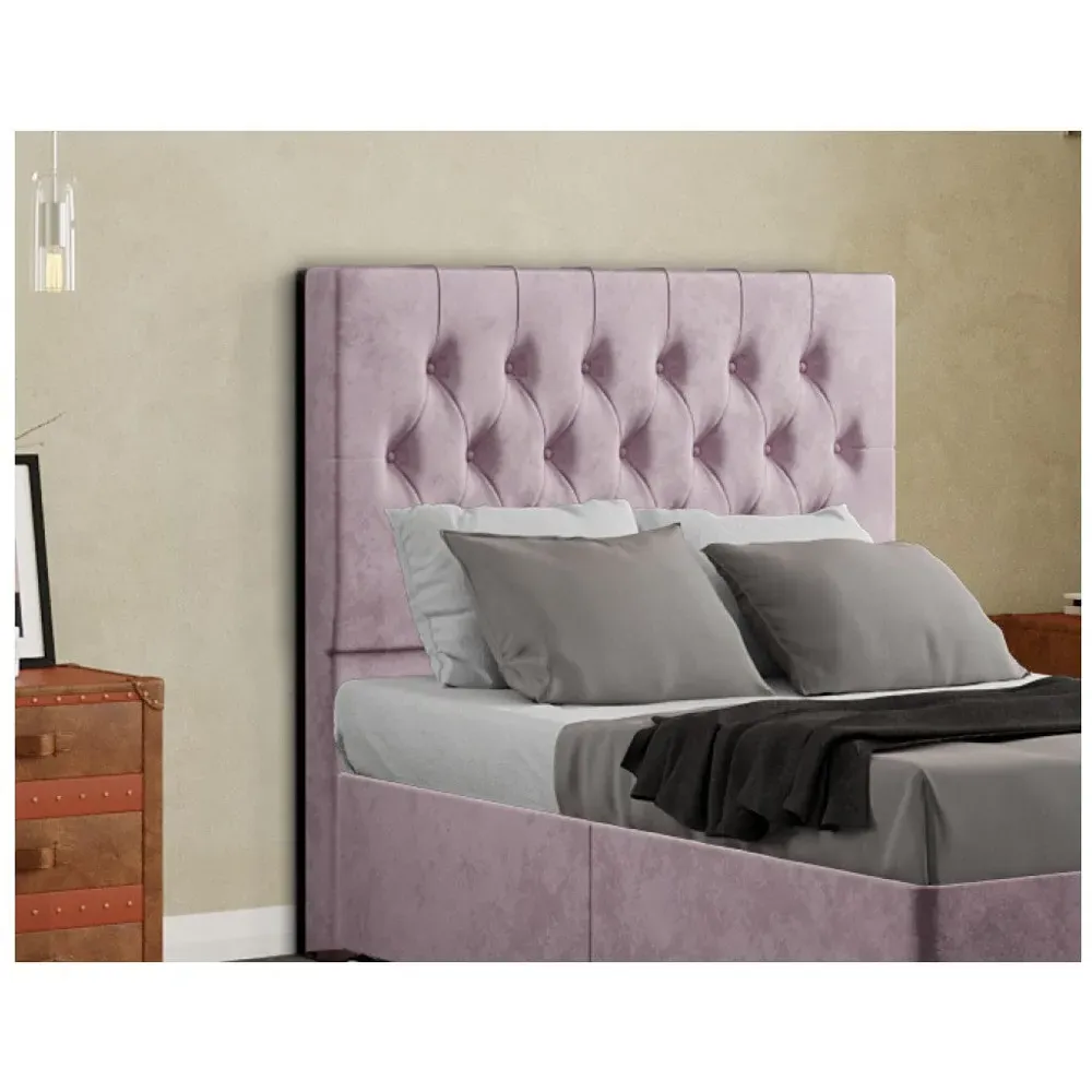 Belgrave Double Floor Standing Headboard - Blush, Plush